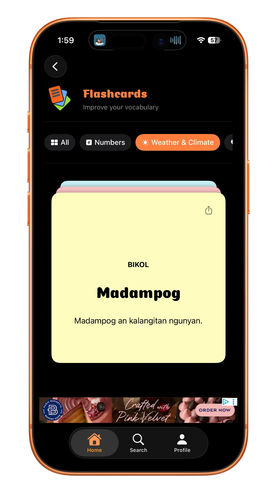 Learn Bicol Flashcards