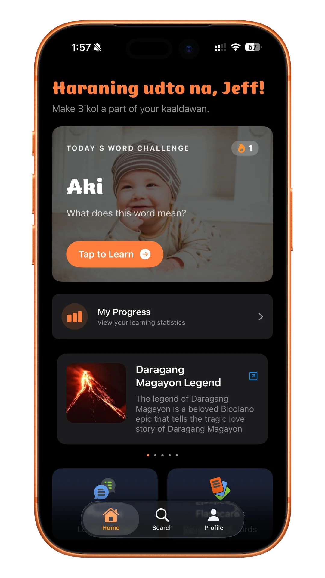 Learn Bicol Daily Challenge